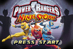 Power Rangers - Ninja Storm Title Screen